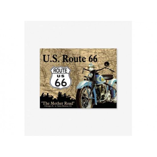 Tac Signs - Plăcuță metalică decorativă [32x41cm] - The Mother Road